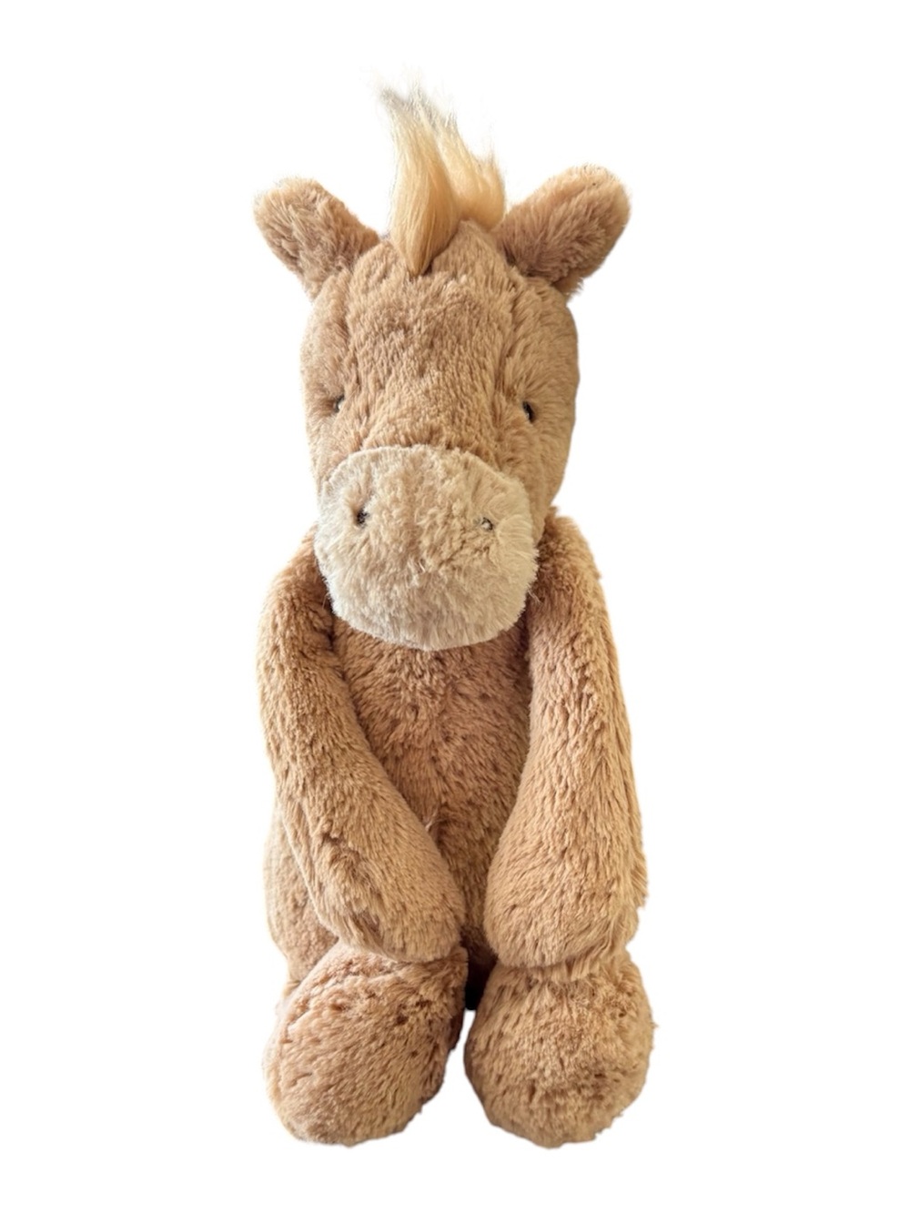 Jellycat London Bashful 12"
Beige/Tan Pony Horse Silky
Soft Plush Retired